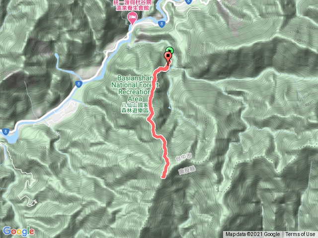 谷關七雄八仙山