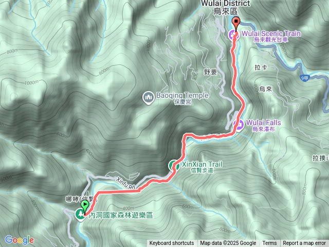 內洞到烏來老街經台車坐臺車下來預覽圖