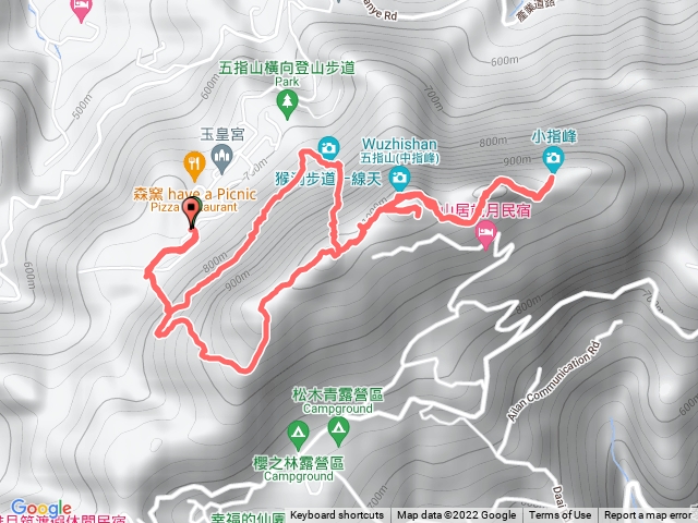 五指山 五指連峰