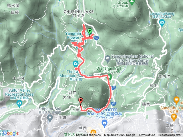 紫明溪步道2刷- 陽明書屋-花鐘-草山行館-中山樓-前山公園..之陽明山大亂走😆