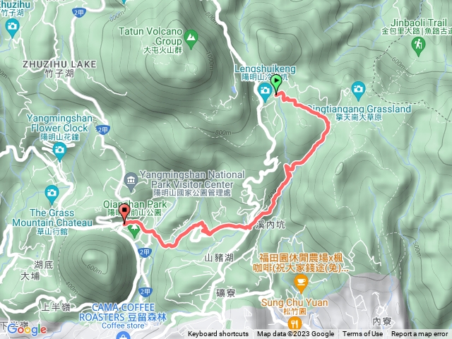 冷水坑絹𢇁公車總站-夏天涼爽山徑