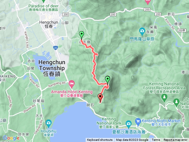 赤牛嶺縱走大山母山