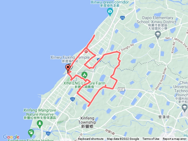 福興國小-蚵殼港-綠色隧道