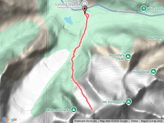 加拿大技術攀登路線-洛磯山脈 Athabasca 冰河多繩距練習