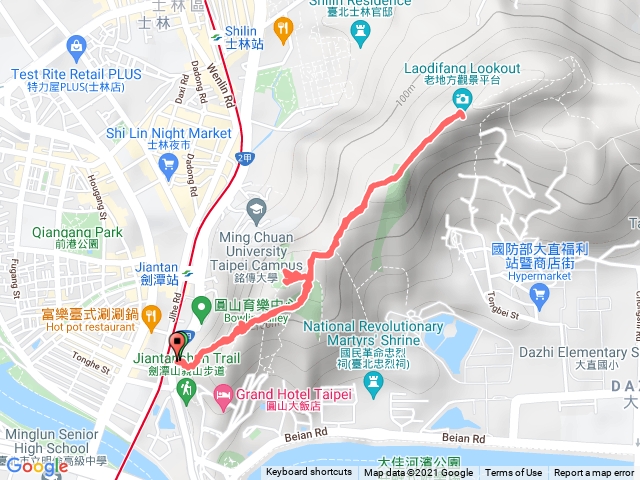 劍潭山登山步道20210920