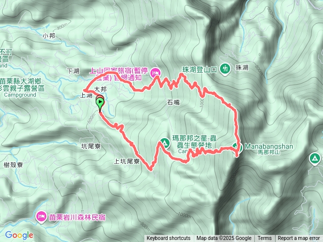 馬那邦山O型-天湖湖第二停車場預覽圖