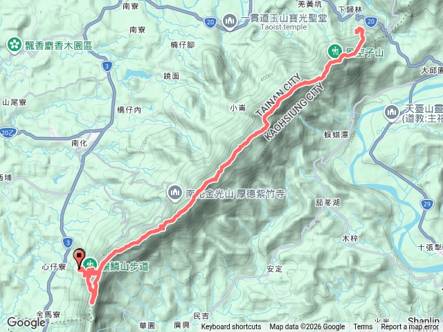 烏山縱走（來回）