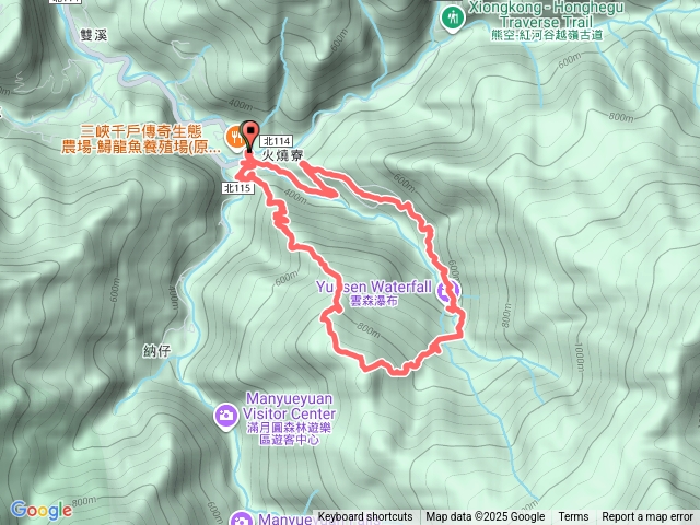 雲森瀑布-組合山尋花預覽圖