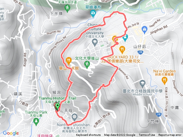 天母古道 + 下竹林步道