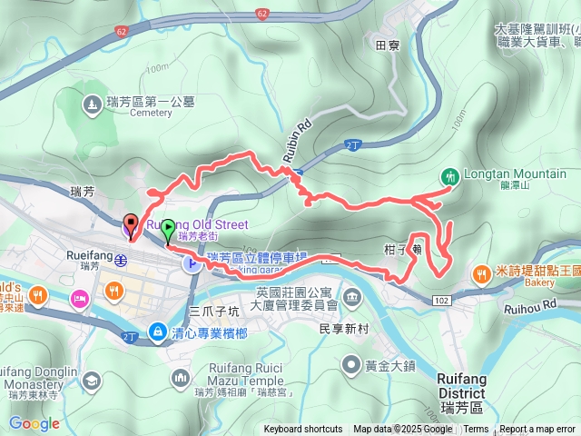 瑞芳龍潭山秀崎山指雲宮步道預覽圖