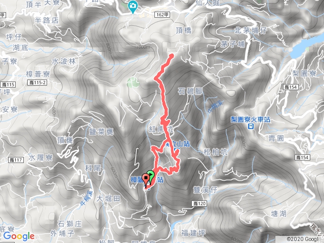 嘉義獨立山>大巃頂山連走2連峰 ##樟腦寮火車站起完登