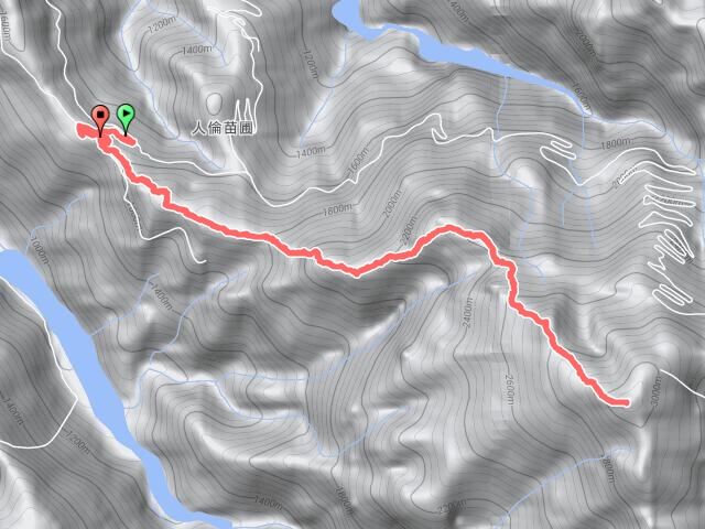 西巒大山 人倫林道進