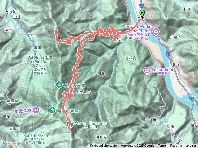 20240619信義隆田產業道上金甘樹山及鳳凰山預覽圖