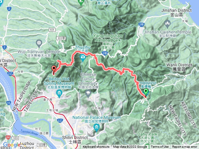 陽明山東西縱走