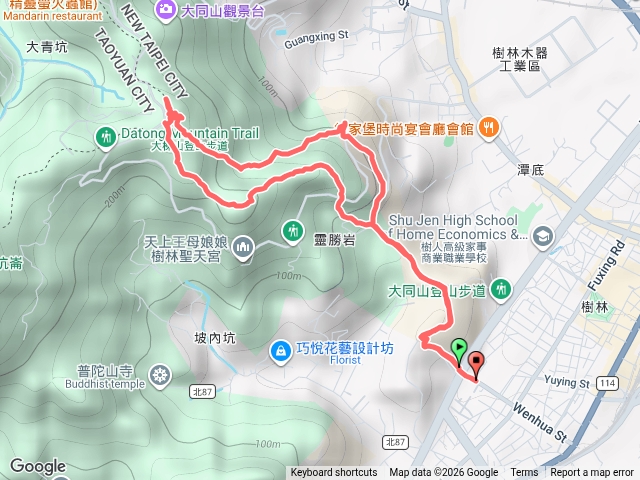 樹林大同山青龍嶺