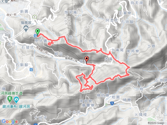 20200425猴山岳前峰-猴山岳-阿柔洋山西峰-阿柔洋山西北峰-阿柔洋山-二格山-南邦寮山-貓空圓山前峰-貓空圓山