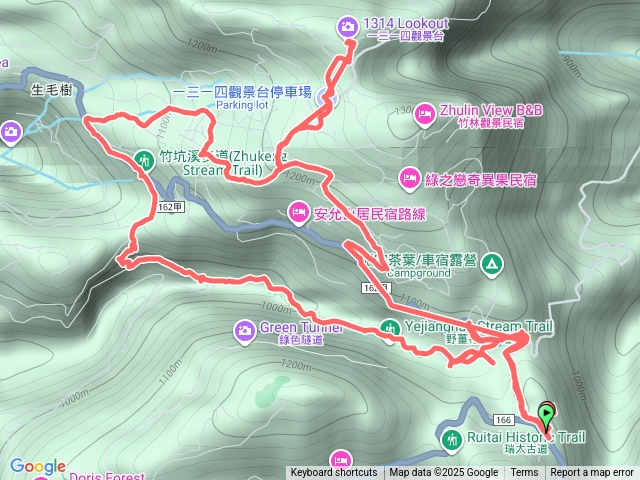 野薑花溪步道進學步道海鼠山1314觀景臺預覽圖