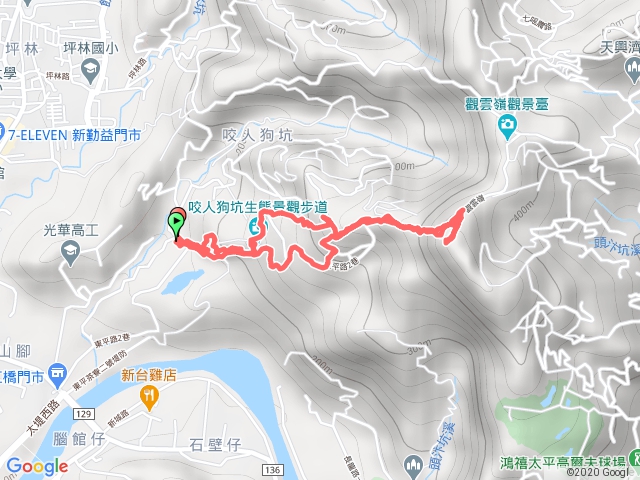 三汀山，小百岳#43. 標高：486m