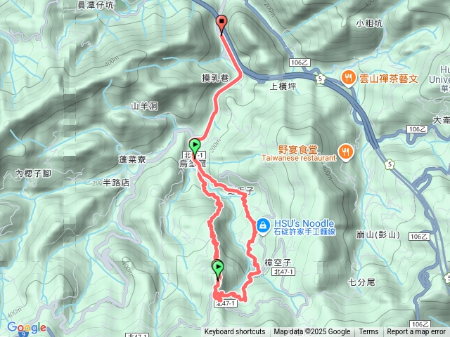 四分子古道、月扇湖山大岩壁預覽圖