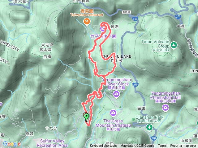 陽明山健行(十八份-猴崁-竹子湖)