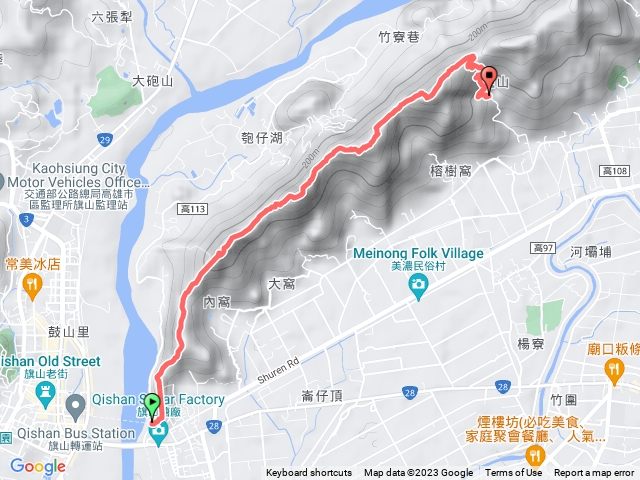 旗尾山第一登山口-雷音寺