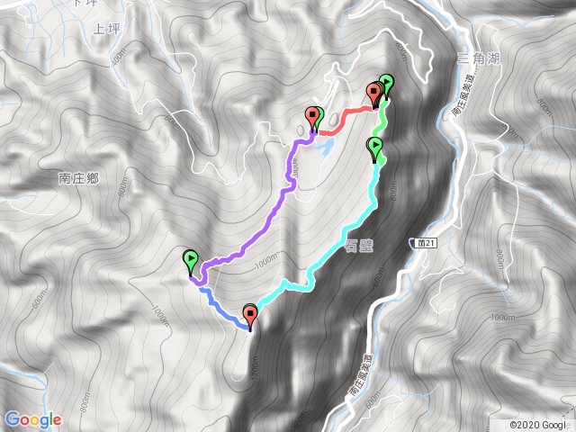 三角湖山、向天湖山、光天高山O型走--專程來看海狸