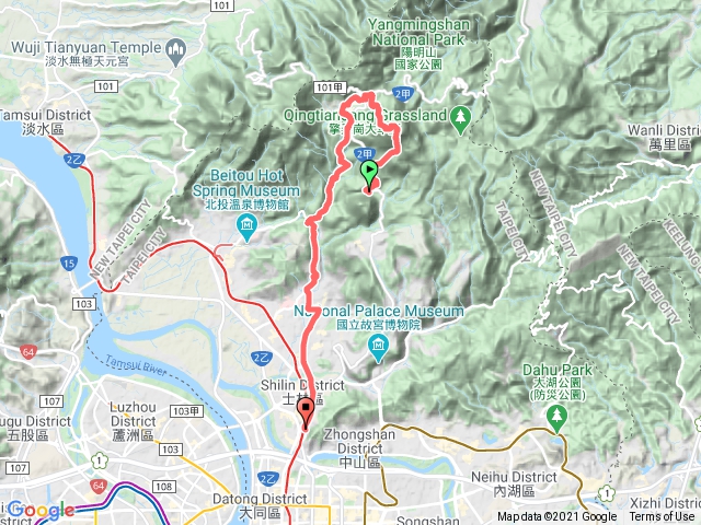 七星山 小油坑 竹子湖 陽峰古道