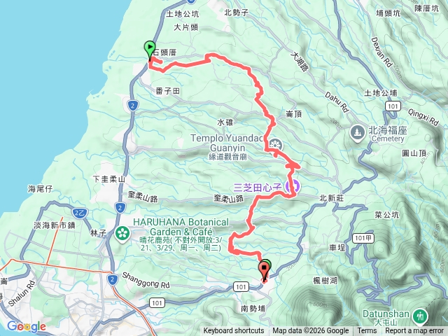 屯山國小李家燕樓古厝、古道、梯田、水圳大屯山下天元宮