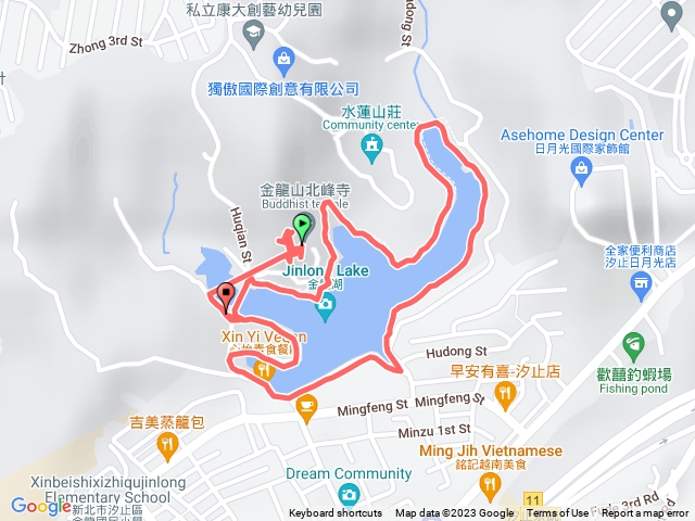 汐止金龍湖環湖步道