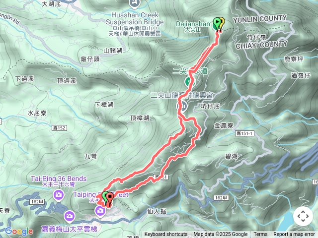 雲嘉五連峰