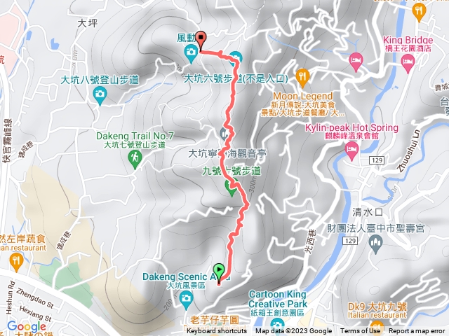 大坑十上至南海寺