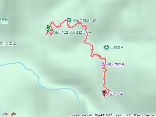 雪山坑登山步道