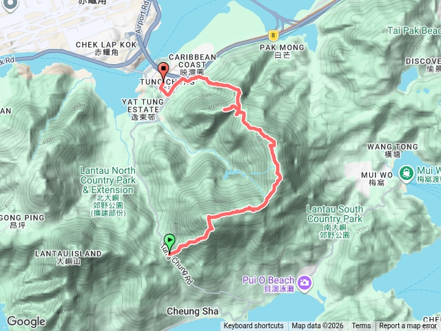 香港大東山6連山蹤走