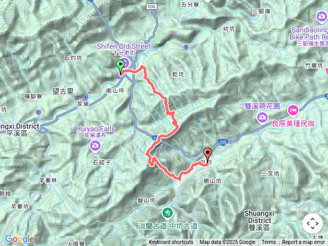 淡蘭古道中路 第二段 : 十分老街 ~ 威惠廟 (尋寶任務)預覽圖