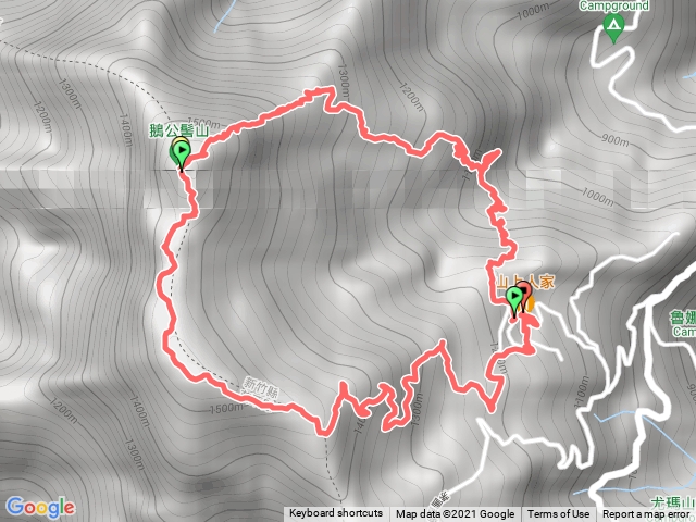 鵝公髻山O型