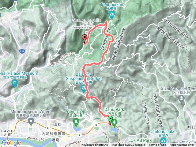 內湖大溝溪到聖人橋