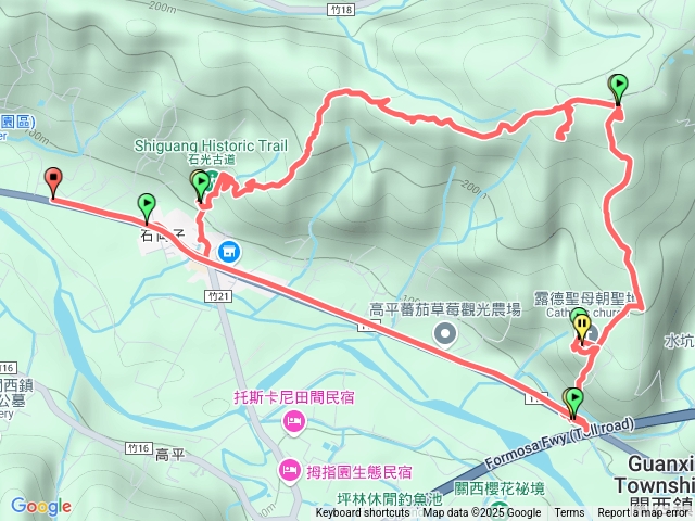 新竹關西-石光古道、面埔頂山O型