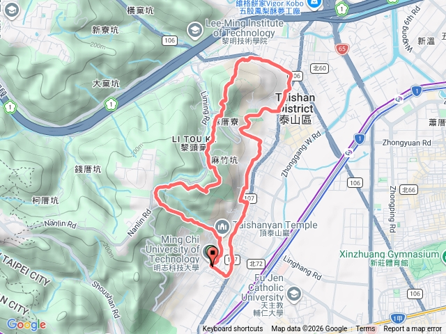 崎頭步道泰山天際線環狀預覽圖