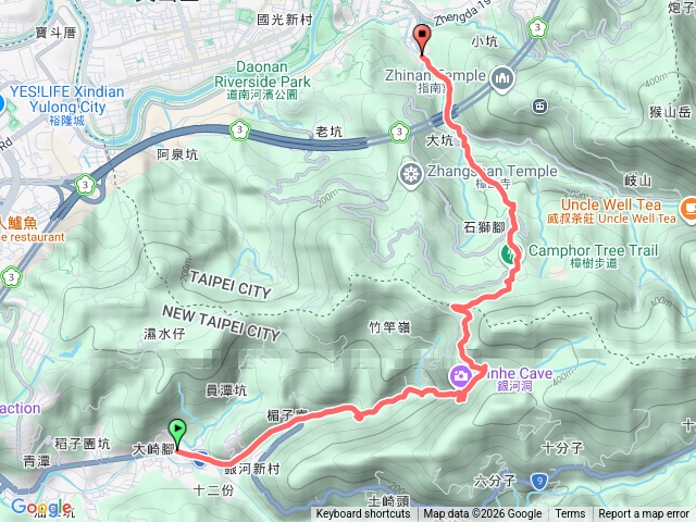 銀河洞到貓空預覽圖