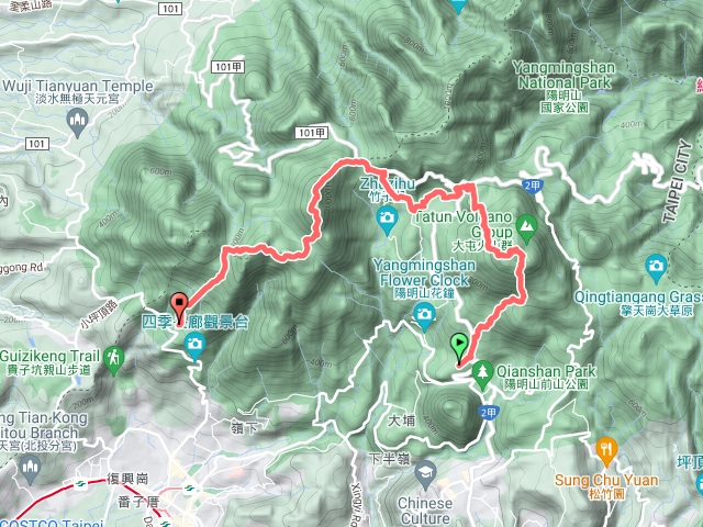 陽管處-七星山-大屯山-清天宮