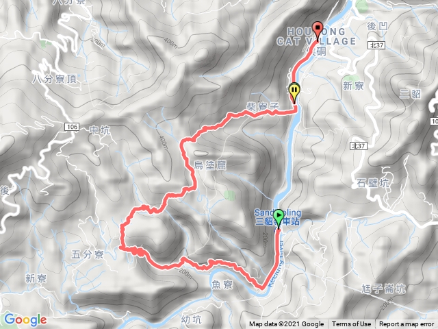 三貂嶺車站-猴硐車站