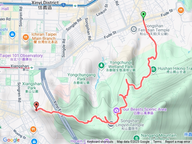 2025四獸山連走步道