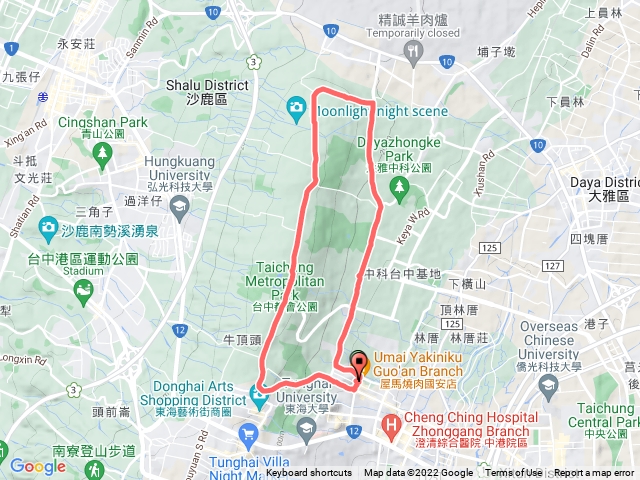 1110717東大路都會園路13K健走