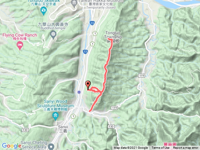 三角山至雙峰山桐花步道(三員縱走南段)