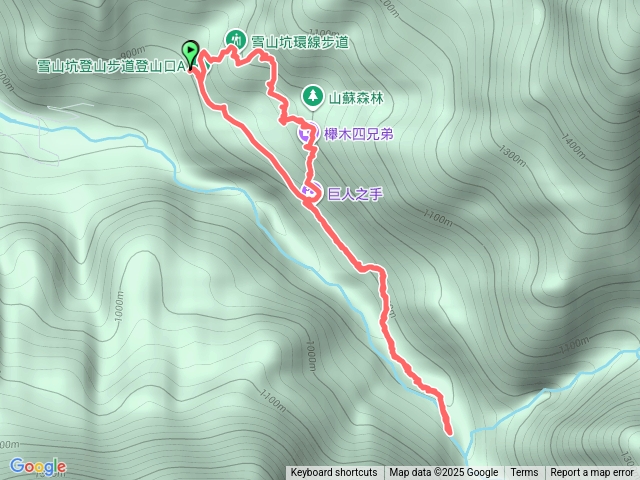 台中▶️雪山坑步道▶️百川瀑布預覽圖