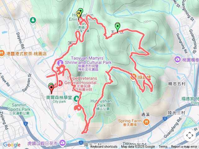 桃園虎頭山八連峰(2025-6-15)