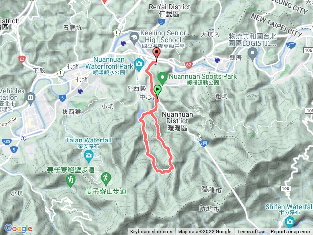 基隆西勢坑古道O型