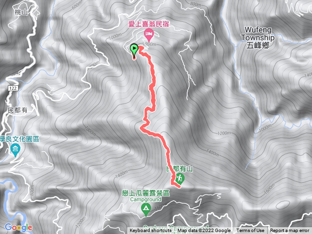 新竹五峰民都有山n北峰來回