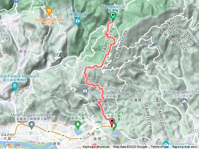 台北大縱走第四段大溝溪步道
