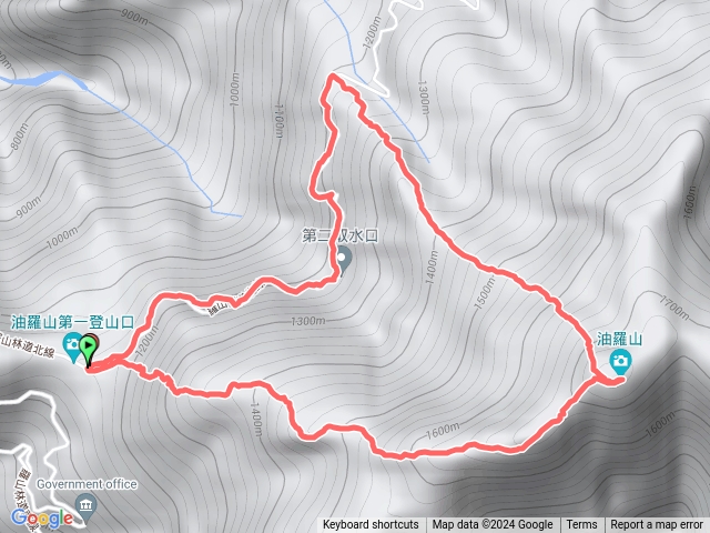油羅山（第一登山口上第二登山口下）預覽圖